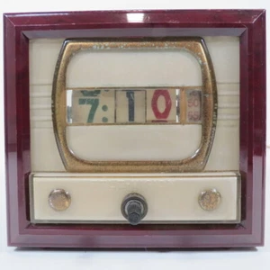 Collectible 1956 Tymeter Numechron Model 700 Bakelite Television TV Clock Works - Picture 1 of 12