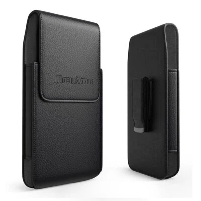 MV385 BK REIKO EXTRA LARGE POUCH BELT LOOP HOLSTER CELL PHONE CASE UNIVERSAL - Image 1 of 4