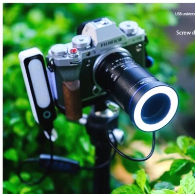 GUAGE Macro Ring Light LED Video Light USB Universal Fill Light for Camera DSLR - Image 1 of 4