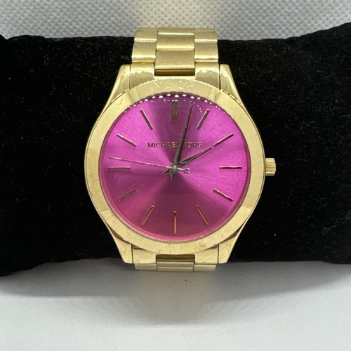 Orologio da polso Michael Kors Slim Runway MK3264 donna analogico quadrante rosa quarzo JNA258