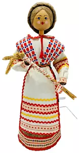 Bielorrusa 20" Rusa RARA ENORME Muñeca Lino Arte Popular De Colección Mujer Campesina - Imagen 1 de 12