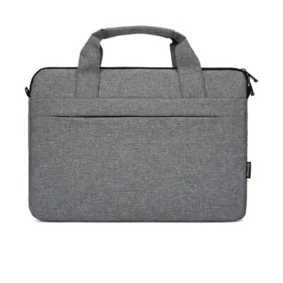 1X Impermeable Poliéster 15.6" Gris Laptop Bolso Computadora Bolso de Mano Cremallera 42*29*3cm Foto 1 de 4