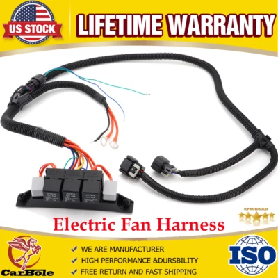 Ventilador eléctrico reacondicionado independiente para arnés Chevy Silverado Sierra Tahoe Yukon Foto 1 de 4