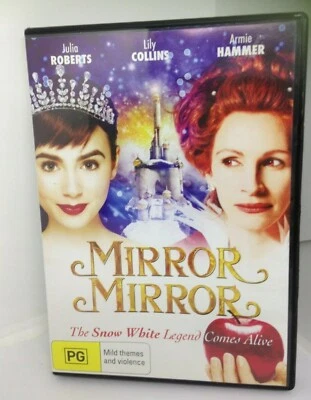 Mirror Mirror DVD - The Snow White Legend Comes Alive PG - Julia Roberts Lily Co - image 1 of 3