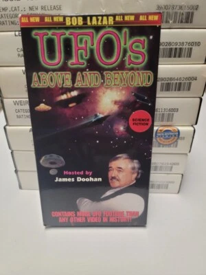 UFO'S  Above and Beyond Hosted By James Doohan (1997) VHS *BUY 2 GET 1 FREE* - Image 1 of 2
