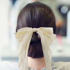  2 Pcs Big Bow Hair Clip Spring Ribbon Bows for Girls Large Make up
