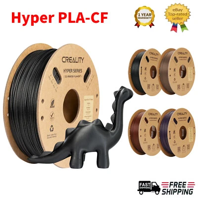 Creality Hyper PLA Carbon Fibre 3D Printing Filament 1kg Print Speed 300mm/s up - Image 1 of 4