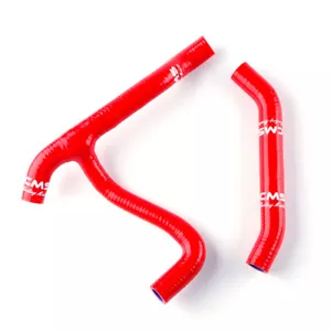Red Silicone Radiator Hose for 2007-2011 Polaris Outlaw MXR 450 / 525 IRS 525S - Imagen 1 de 5