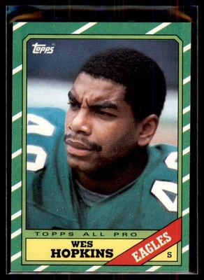 1986 Topps Wes Hopkins #279 Philadelphia Eagles - Image 1 of 2