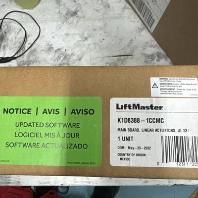 Liftmaster K1D8388-1CCmc Main Control Board, Linear Actuators, - Image 1 of 3