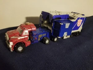 2002 Transformers Armada Super Class Optimus Prime Incomplete Superbase - Works! - Picture 1 of 18