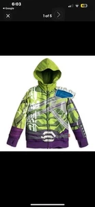 NWT DISNEY Store Boy JACKET Hulk Thor Ragnarok Puffer Jacket 7/8 - Picture 1 of 7