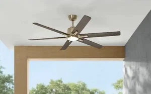 Home Decorators Kensgrove II 60 in. Champagne Bronze Smart Ceiling Fan w/Remote - Picture 1 of 9