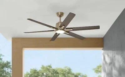 Home Decorators Kensgrove II 60 in. Champagne Bronze Smart Ceiling Fan w/Remote - Image 1 of 4