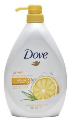 Jabón corporal Dove Go Fresh Energize, aroma a pomelo y hierba de limón, 33,8...  Foto 1 de 4