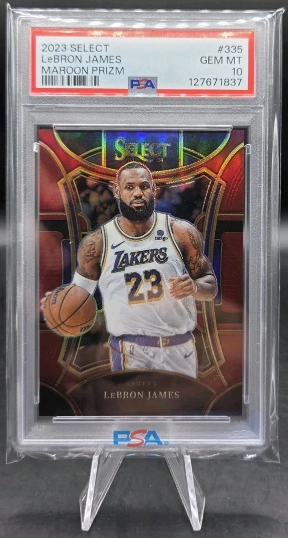 LeBron James Professional Sports PSA Basketball Trading Cards for