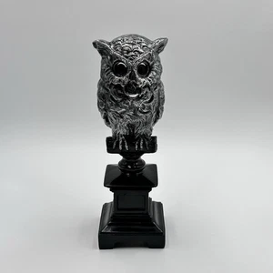 Celebrate It Halloween Michaels Owl On Black Pedestal Tea Light Candle Holder - Picture 1 of 19