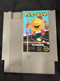 Pac-Man -- NES Nintendo Original Classic Arcade Game Tengen Grey Cartridge WORKS