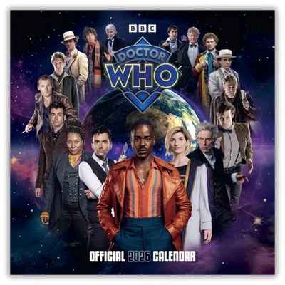 2026 Calendar Doctor Who Classic Edition Square Month to View Official Product - Image 1 of 4