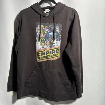 Star Wars The Empire Strikes Back Hoodie Delta Fleece Mens L Pullover Sweatshirt - Image 1 of 4