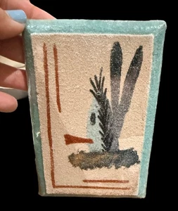 🔥Vintage Navajo Sandmalerei Wandbild Indianer Kunst - Bild 1 von 8
