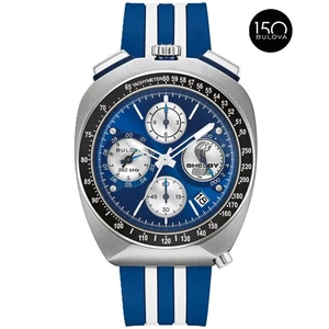 Bulova 98B452 SHELBY Racer 150th anniversary Chronograph Limited Edition Watch - Picture 1 of 8