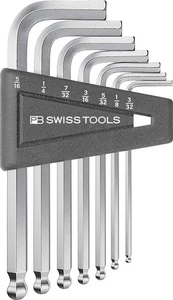 PB SWISS TOOLS Hex wrench set with ball (inch) 212ZHCN - Picture 1 of 8