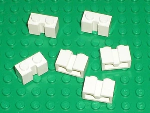 6 x LEGO white Brick ref 4216 for roller door / 7744 10219 7642 10197 7945 .. - Picture 1 of 1