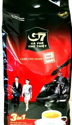 Café vietnamita instantáneo G7 3 en 1 100 varillas x 16 g (paquete de 12) ~09/03/2026 Foto 1 de 4