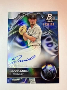 2023 Bowman Platinum #TOP-7 Jacob Miller (RC) Autographed #143/150 NM/MT - Picture 1 of 6