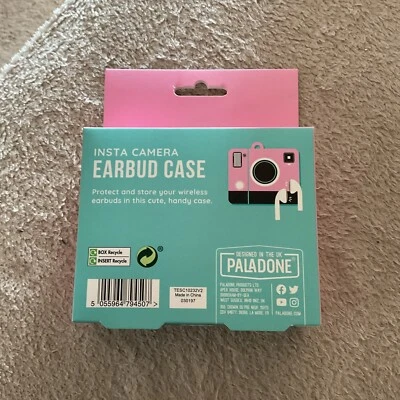 NEW PALADONE INSTA CAMERA EARBUD CASE FOR WIRELESS EARBUDS - Image 1 of 4