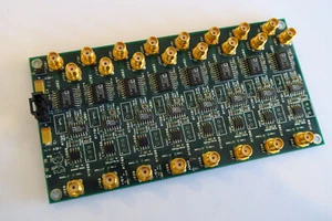 8 CHANNEL ANTI ALIAS FILTER AAF SSM2142 ADA4004 1NA128U SMA FEMALE CONNECTORS - Picture 1 of 3