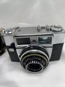 Agfa Agfamatic Ia 35mm Film Viewfinder Camera w/ Color-Agnar f2.8 45mm w/ case - Picture 1 of 6