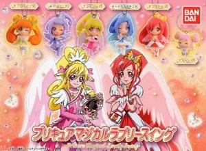 Bandai,PreCure Magical Lovely Swing,All 6 Figure Key-Chains Full Set - Picture 1 of 9