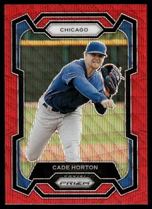 2024 Panini Prizm Baseball CADE HORTON RUBY WAVE PRIZM #63 CHICAGO - Picture 1 of 2