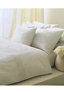DONNA KARAN HOME Sundial Collection F/Q Duvet Cover+2Standard Shams. Brand new! - Picture 1 of 12