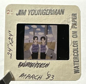 Preowned- Jim Youngerman Watercolor On Paper Art Photo Negative (Apr. 1983) #7 - Picture 1 of 4