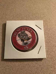 5 $ Trump Plaza Boardwalk Bullies Hockey Casino Chip Atlantic City - Bild 1 von 2