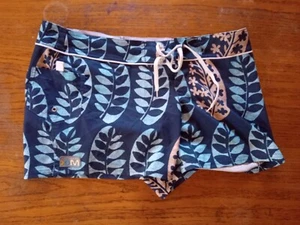 MOOLOOLABA BOARD SHORTS WOMEN SZ L 12/14 BLUE - Picture 1 of 4