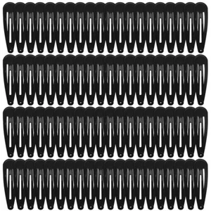 80 Pcs Black Hair Clips Anti-Slip Hair Accessories for Daily Styling, All Ages - Picture 1 of 8
