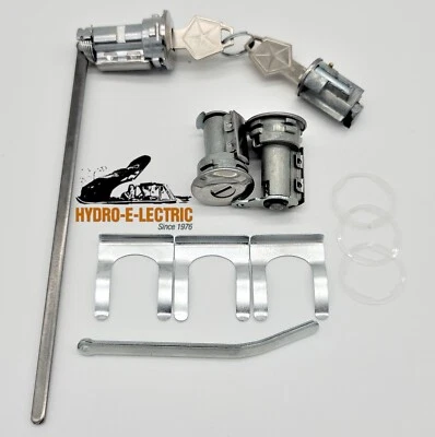 NEW 1966-1968 Dodge Charger Ignition, Door & Trunk Lock Set with Chrysler Keys - Image 1 of 4