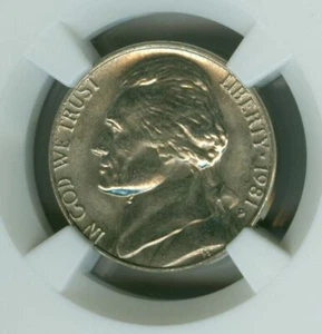 1981 D JEFFERSON NICKEL NGC MS65 FS 2ND FINEST REGISTRY RARE  * - Picture 1 of 4