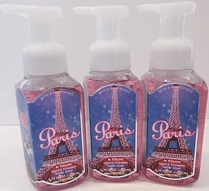 3 BATH & BODY WORKS PARIS GENTLE FOAMING HAND SOAP 8.75oz NEW! - Picture 1 of 4