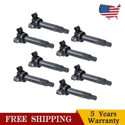 8Pcs Ignition Coils For Lexus GS430 2001-2007 Lexus LS430 4.3L 2001 2002-2006 - Image 1 of 4