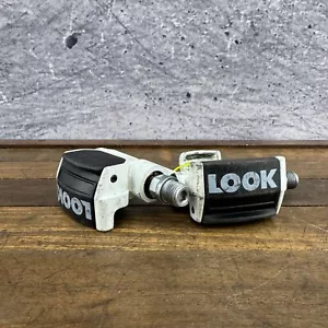 Vintage Look Clipless Pedals Look White Road NO CLEATS 80s Road Bike - Picture 1 of 9