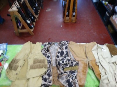 Lot of 2 Vintage vests and pants Game Winner Sportswear Hunting American Field - Image 1 of 4