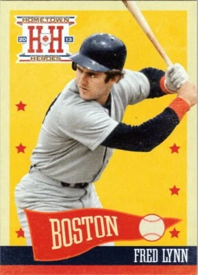 2013 Hometown Heroes #10 Fred Lynn Boston Red Sox - Image 1 of 2