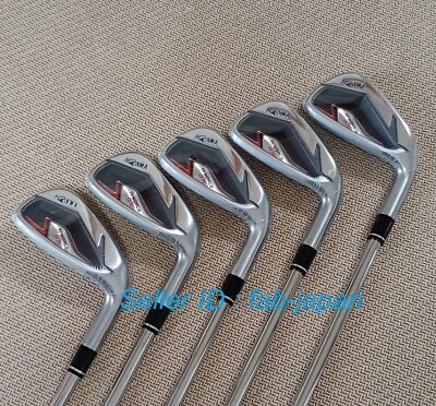 HONMA GOLF TOUR WORLD GS #6-10 IRON SET S FLEX N.S.PRO Zelos 5 Clubs - Image 1 of 4