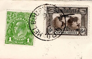 NEW GUINEA/AUSTRALIA Air Mail 1933 Cover Melbourne Registered WAU {samwells}YL46 - Picture 1 of 14