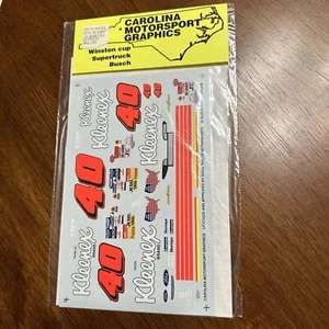 Carolina Motorsports 1/25 Scale #40 Kleenex Ford NASCAR Decal Set - Picture 1 of 4